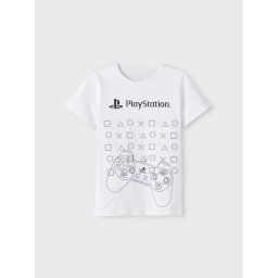 NAME IT Póló PLAYSTATION 13208245 Fehér Regular Fit