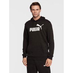 Puma Pulóver Essentials Big Logo 586688 Fekete Regular Fit