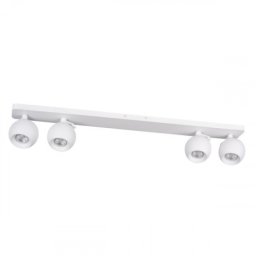 LED lámpa , mennyezeti , 4 x GU10 foglalat , 8 cm , fehér , GALOBA