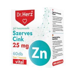 Dr. Herz Szerves cink 25 mg kapszula 60x