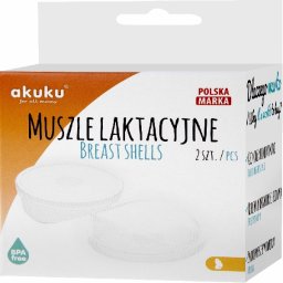 Akuku tejgyűjtő kagyló 2 db