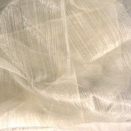 Organza függöny anyag - Ametiszt, ekrü, krém - maradék darabok