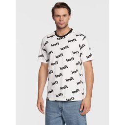 Levi's® Póló Poster 16143-0657 Fehér Relaxed Fit