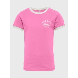 Kids ONLY Póló Karen 15271471 Rózsaszín Slim Fit