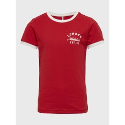 Kids ONLY Póló Karen 15271471 Piros Slim Fit