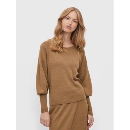 Vila Sweater Marla 14076045 Barna Relaxed Fit