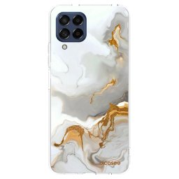 Átlátszó szilikon tok az alábbi mobiltelefonokra Samsung Galaxy M53 5G - Her