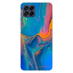 Átlátszó szilikon tok az alábbi mobiltelefonokra Samsung Galaxy M53 5G - Rainbow