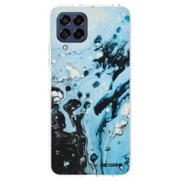 Átlátszó szilikon tok az alábbi mobiltelefonokra Samsung Galaxy M53 5G - Organic blue