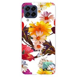 Átlátszó szilikon tok az alábbi mobiltelefonokra Samsung Galaxy M53 5G - Meadow
