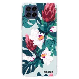 Átlátszó szilikon tok az alábbi mobiltelefonokra Samsung Galaxy M53 5G - Rhododendron