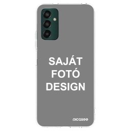 Átlátszó szilikon tok az alábbi mobiltelefonokra Samsung Galaxy M13 M135F - Saját fotó/motívum