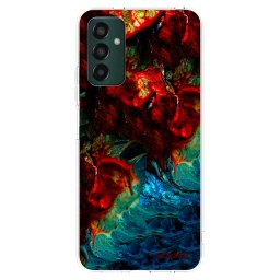 Átlátszó szilikon tok az alábbi mobiltelefonokra Samsung Galaxy M13 M135F - Universe