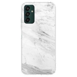 Átlátszó szilikon tok az alábbi mobiltelefonokra Samsung Galaxy M13 M135F - White marble