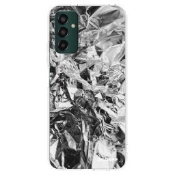 Átlátszó szilikon tok az alábbi mobiltelefonokra Samsung Galaxy M13 M135F - Chrome