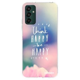Átlátszó szilikon tok az alábbi mobiltelefonokra Samsung Galaxy M13 M135F - Think happy be happy