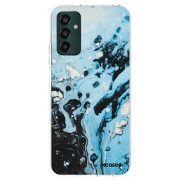 Átlátszó szilikon tok az alábbi mobiltelefonokra Samsung Galaxy M13 M135F - Organic blue