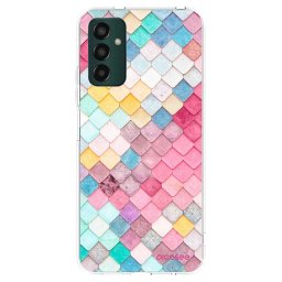 Átlátszó szilikon tok az alábbi mobiltelefonokra Samsung Galaxy M13 M135F - Colorful roof