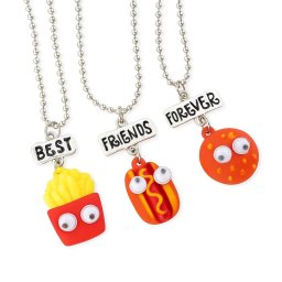 Háromrészes nyaklánc "fast food