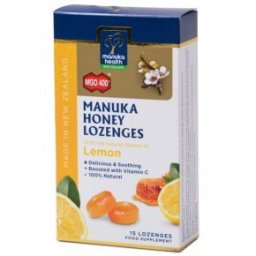 Manuka MGO 400+ mézes cukorka citromos - 65g