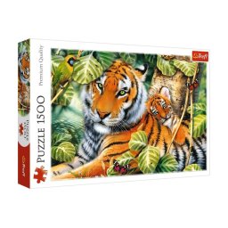 Trefl Puzzle két tigris 1500 db