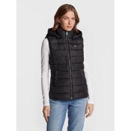 Tommy Jeans Mellény Tjw Basic DW0DW13742 Fekete Regular Fit