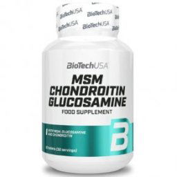 BioTech USA MSM Chondroitin Glucosamine tabletta - 60db