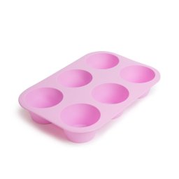 Szilikon muffinsütő-forma - 6 adagos