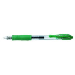 PILOT Zseléstoll, 0,25 mm, nyomógombos, PILOT "G-2", zöld