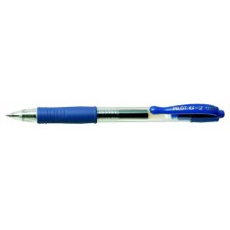 PILOT Zseléstoll, 0,25 mm, nyomógombos, PILOT "G-2", kék