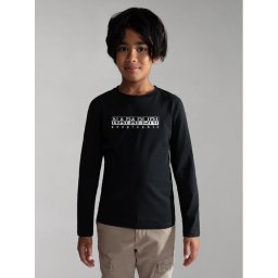 Napapijri Blúz S-Box NP0A4GNI D Fekete Regular Fit