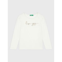 United Colors Of Benetton Blúz 3P4ZG104R Fehér Regular Fit