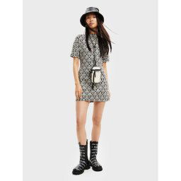 Desigual Kötött ruha Karen 22WWVK72 Színes Regular Fit