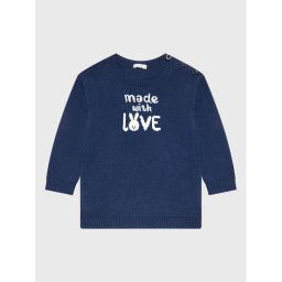 United Colors Of Benetton Sweater 112CB1009 Sötétkék Regular Fit