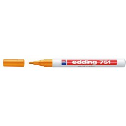 EDDING Lakkmarker, 1-2 mm, EDDING "751", narancssárga