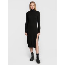 MICHAEL Michael Kors Kötött ruha MU2813ECSN Fekete Regular Fit
