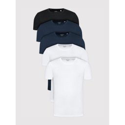 Jack&Jones 5db-os póló szett Organic Basic 12191190 Színes Regular Fit