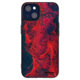 Fekete szilikon tok az alábbi mobiltelefonokra Apple iPhone 14 - Organic red
