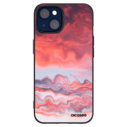 Fekete szilikon tok az alábbi mobiltelefonokra Apple iPhone 14 - Sunset