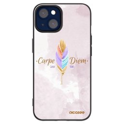 Fekete szilikon tok az alábbi mobiltelefonokra Apple iPhone 14 - Carpe Diem