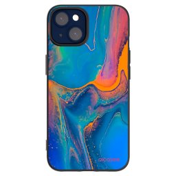 Fekete szilikon tok az alábbi mobiltelefonokra Apple iPhone 14 - Rainbow