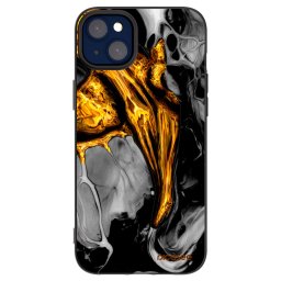 Fekete szilikon tok az alábbi mobiltelefonokra Apple iPhone 14 Plus - Black Gold