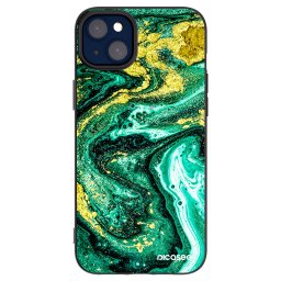 Fekete szilikon tok az alábbi mobiltelefonokra Apple iPhone 14 Plus - Green Gold