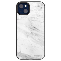 Fekete szilikon tok az alábbi mobiltelefonokra Apple iPhone 14 Plus - White marble