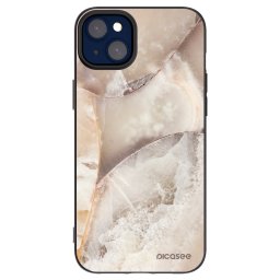 Fekete szilikon tok az alábbi mobiltelefonokra Apple iPhone 14 Plus - Cream marble