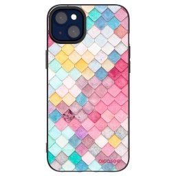 Fekete szilikon tok az alábbi mobiltelefonokra Apple iPhone 14 Plus - Colorful roof