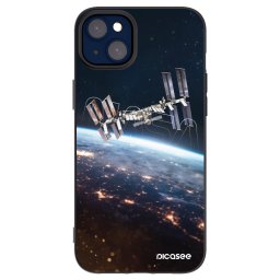 Fekete szilikon tok az alábbi mobiltelefonokra Apple iPhone 14 Plus - Station