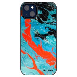 Fekete szilikon tok az alábbi mobiltelefonokra Apple iPhone 14 Plus - Blue Magma