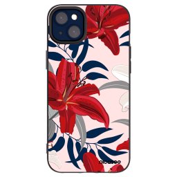 Fekete szilikon tok az alábbi mobiltelefonokra Apple iPhone 14 Plus - Red Lily