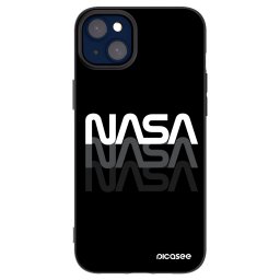 Fekete szilikon tok az alábbi mobiltelefonokra Apple iPhone 14 Plus - NASA Triple